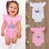 Lovely Newborn Infant Romper Kids Baby Girl Unicorn