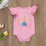 Lovely Newborn Infant Romper Kids Baby Girl Unicorn