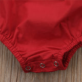 Newborn Baby Girls Ruffle Romper Summer Baby Girl Jumpsuit