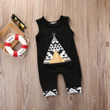 cute kid rompers Cotton Toddler Kids Baby Boy Girl sleeveless Romper Jumper Jumpsuit