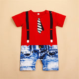 Emmababy 3D Hot Newborn kids children Baby Boy Gentleman Costume