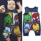 Summer New Lovely Newborn Infant Baby Boy Girl Cotton Sleeveless Romper Jumpsuit
