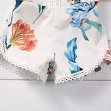 Baby Girl Romper 2018 Floral Fashion Backless Tassel Jumpsuit