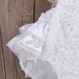 Baby Girl Clothes Lace Floral Bodysuit Sunsuit Outfits Lovely White Lace Baby Bodysuits