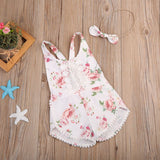 Newborn Kid Baby Girl Floral Clothes