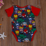 New Fashion Super Heroes Newborn Baby Boy Romper Jumpsuit