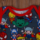 New Fashion Super Heroes Newborn Baby Boy Romper Jumpsuit