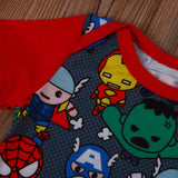 New Fashion Super Heroes Newborn Baby Boy Romper Jumpsuit