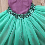 Emmababy Sequin Mermaid Toddler Baby Girls Lace Tutu Romper Sunsuit Clothes