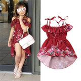 Floral print Toddler Kids Baby Girls clothes