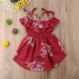 Floral print Toddler Kids Baby Girls clothes