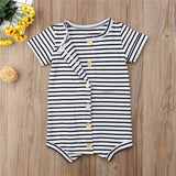 Newborn Baby Boys Girl Striped Romper Infant Boy Girl Jumpsuit