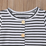 Newborn Baby Boys Girl Striped Romper Infant Boy Girl Jumpsuit