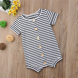 Newborn Baby Boys Girl Striped Romper Infant Boy Girl Jumpsuit