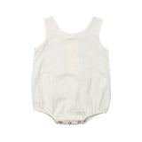 Newborn Baby Girl Boy Cotton Linen Rompers Summer Sleeveless