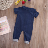 Baby Boys Girls Rompers Spring Infant Jeans Denim Overalls Bebe Girl Jumpsuits