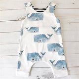 Newborn Toddler Kids Baby Girl Cartoon Cotton Romper Jumpsuit