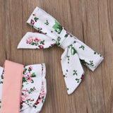 Newborn Infant Baby Kids Girls Summer Flying Sleeve Clothes