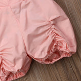 Newborn Infant Baby Kids Girls Summer Flying Sleeve Clothes