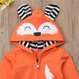 0-24M Newborn Infant Kid Baby Boy Girl Romper Fox