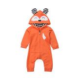 0-24M Newborn Infant Kid Baby Boy Girl Romper Fox